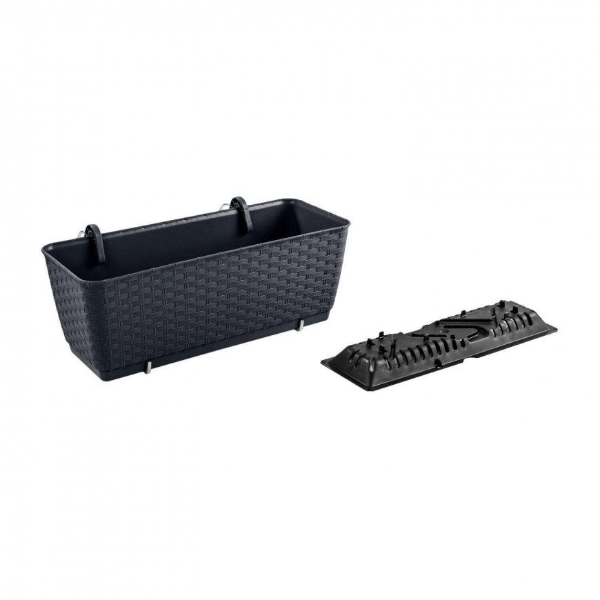 Prosperplast Rato Square black pot box – 4