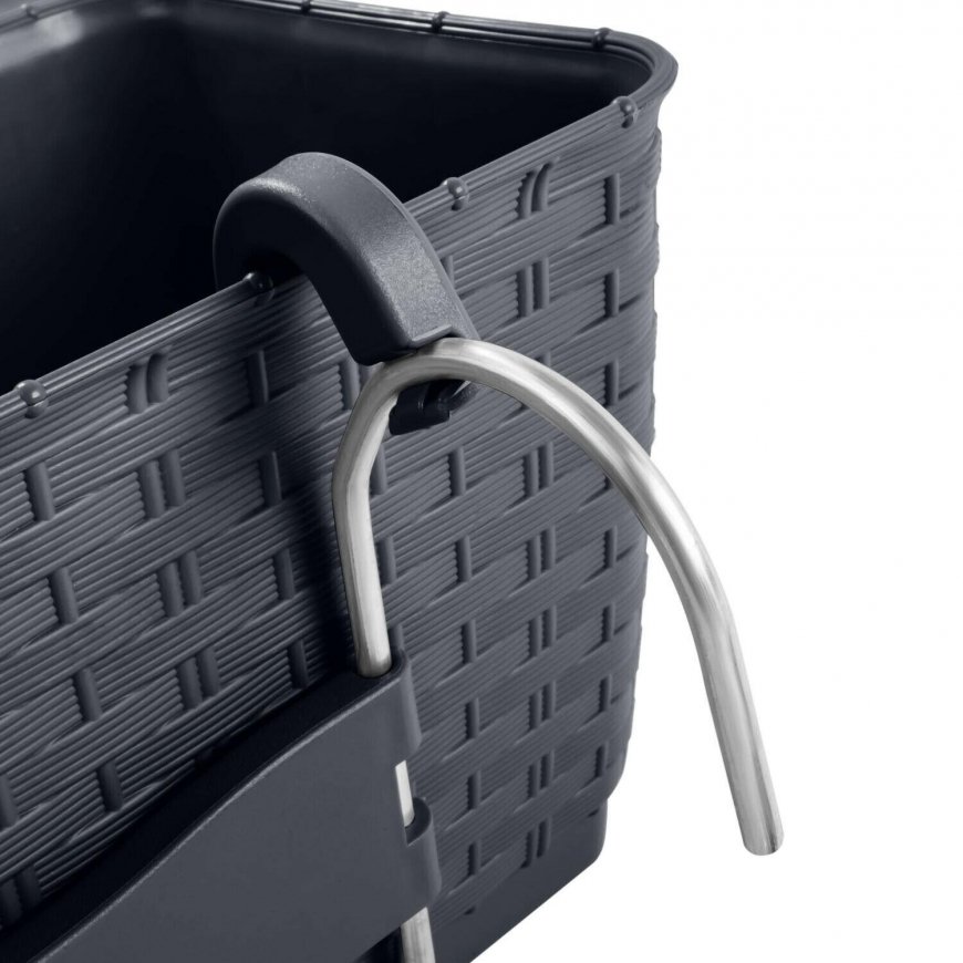 Prosperplast Rato Square black pot box – 5