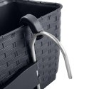 Prosperplast Rato Square black pot box Prosperplast Rato Square black pot box