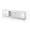 Cama QIU 200 TV-teline & viihdekeskus 4 hyllyä Cama QIU 200 TV-teline & viihdekeskus 4 hyllyä