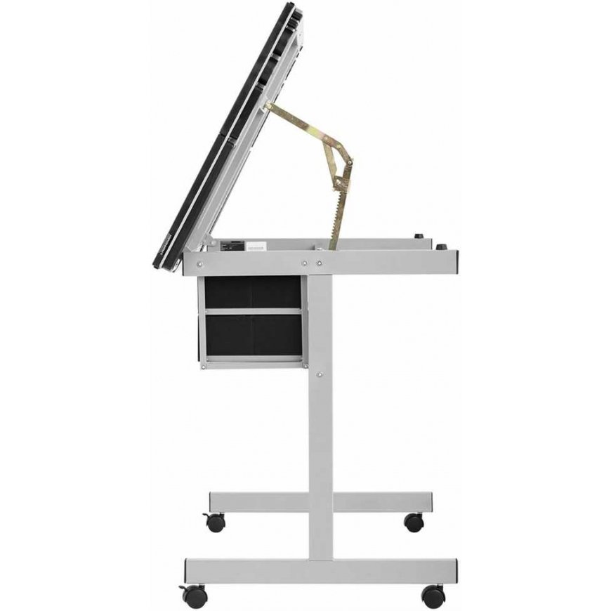 Frommstarck Desk, mobile glass drawing table with drawers for drawing and sketching, 104x60 cm – 2