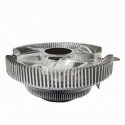 Gembird CPU-HURACAN-X40 система охлаждения компьютера Процессор Air cooler 9 cm Прозрачный