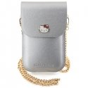 Hello Kitty Leather Metal Logo Chain bag - silver Hello Kitty Leather Metal Logo Chain bag - silver