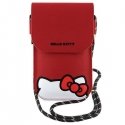 Hello Kitty Leather Hiding Kitty Cord bag - red Hello Kitty Leather Hiding Kitty Cord bag - red