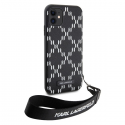 Karl Lagerfeld KLHCN61SAKLMBSK iPhone 11 / Xr 6,1" juodas/juodas kietas dėklas Monograma Losange Saffiano Karl Lagerfeld KLHCN61SAKLMBSK iPhone 11 / Xr 6,1" juodas/juodas kietas dėklas Monograma Losange Saffiano