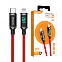 KAKUSIGA KSC-599 USB-C - Lightning charging cable 20W | LCD dis KAKUSIGA KSC-599 USB-C - Lightning charging cable 20W | LCD dis