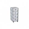Curver / Keter CURVER REGAŁ INFINITY KD 4X11L AŻUROWY /PILKA/BALTA Curver / Keter CURVER REGAŁ INFINITY KD 4X11L AŻUROWY /PILKA/BALTA