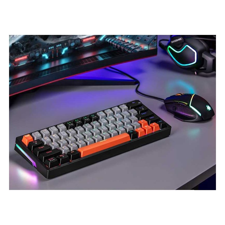 Mechanical keyboard Tracer GAMEZONE EVO3 HOT SWAP 63 (Grey) – 4