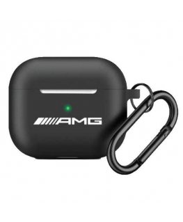 AMG AMAP2RBK AirPods Pro 2 cover czarny|black Silicone White Log