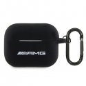 AMG AMAP2RBK AirPods Pro 2 cover czarny|black Silicone White Log