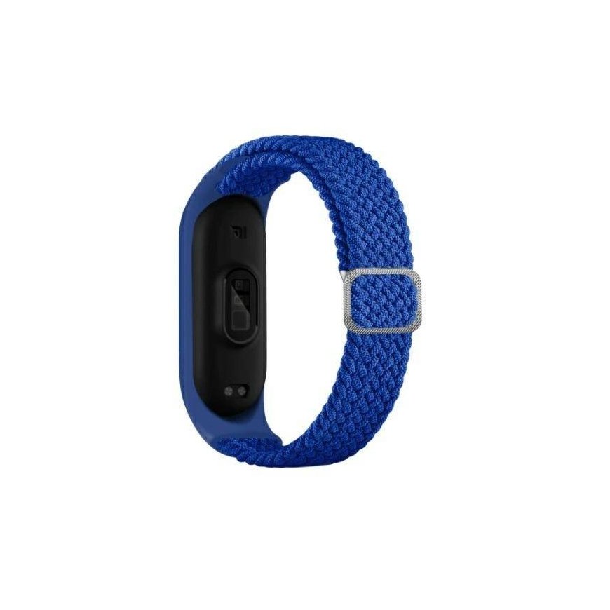 Beline pasek Mi Band 7|6|5 Textile niebieski|blue