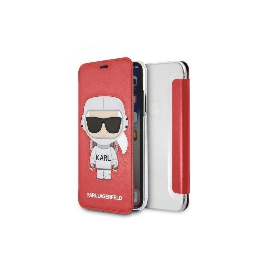 Karl Lagerfeld KLFLBKPXKSCORE iPhone X| XS bookcase czerwony|red