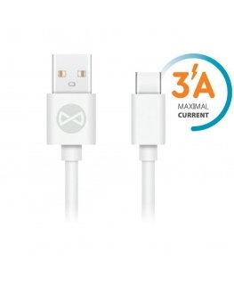 Forever cable USB - USB-C 1,0 m 3A white