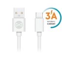 Forever cable USB - USB-C 1,0 m 3A white