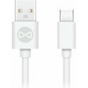 Forever cable USB - USB-C 1,0 m 3A white