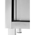 Royal Catering Single bowl sink with sliding door cabinet, right, 120 x 60 x 95 cm