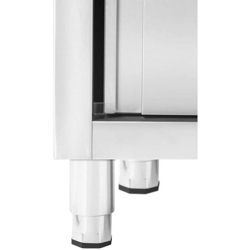 Royal Catering Vieno dubenėlio kriauklė su stumdomų durų spintele, dešinė, 120 x 60 x 95 cm – 5