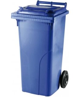 Container bucket for waste and garbage CERTIFICATES Europlast Austria - blue 120L