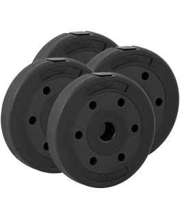 Set of bituminous loads 4x2.5kg, hole 31mm, REBEL ACTIVE