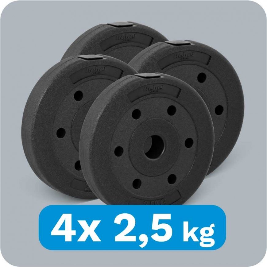 Bituminių apkrovų rinkinys 4x2.5kg, skylė 31mm, REBEL ACTIVE – 5