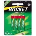 Rocket R03-4BB (AAA) Blister Pack 4pcs Rocket R03-4BB (AAA) Blister Pack 4pcs