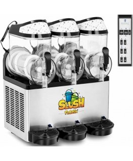 Royal Catering Granitor beverage machine slush sorbet cocktails triple 800 W 3 x 10 l