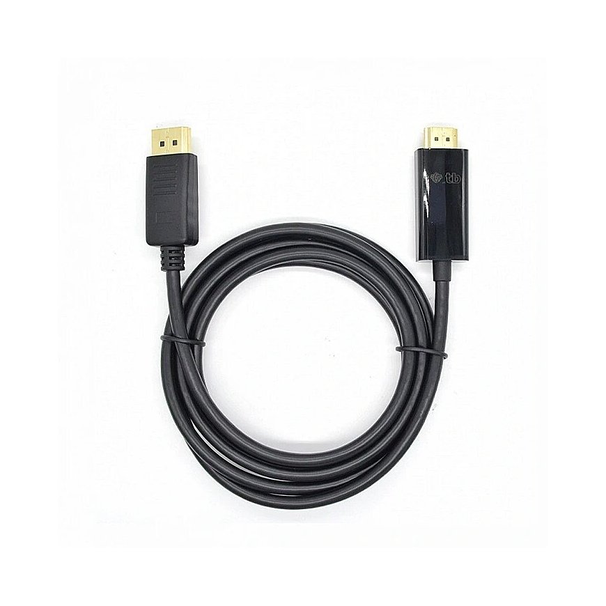 DisplayPort- HDMI 1.8 m. Cable, black