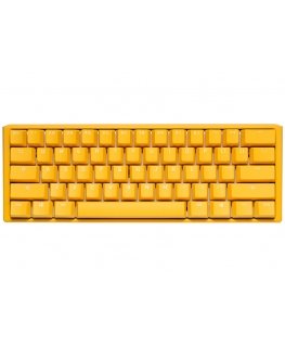 Ducky One 3 Yellow Mini näppäimistö USB Saksa Keltainen
