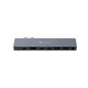 Canyon CNS-TDS08DG laptop dock/port replicator Grey