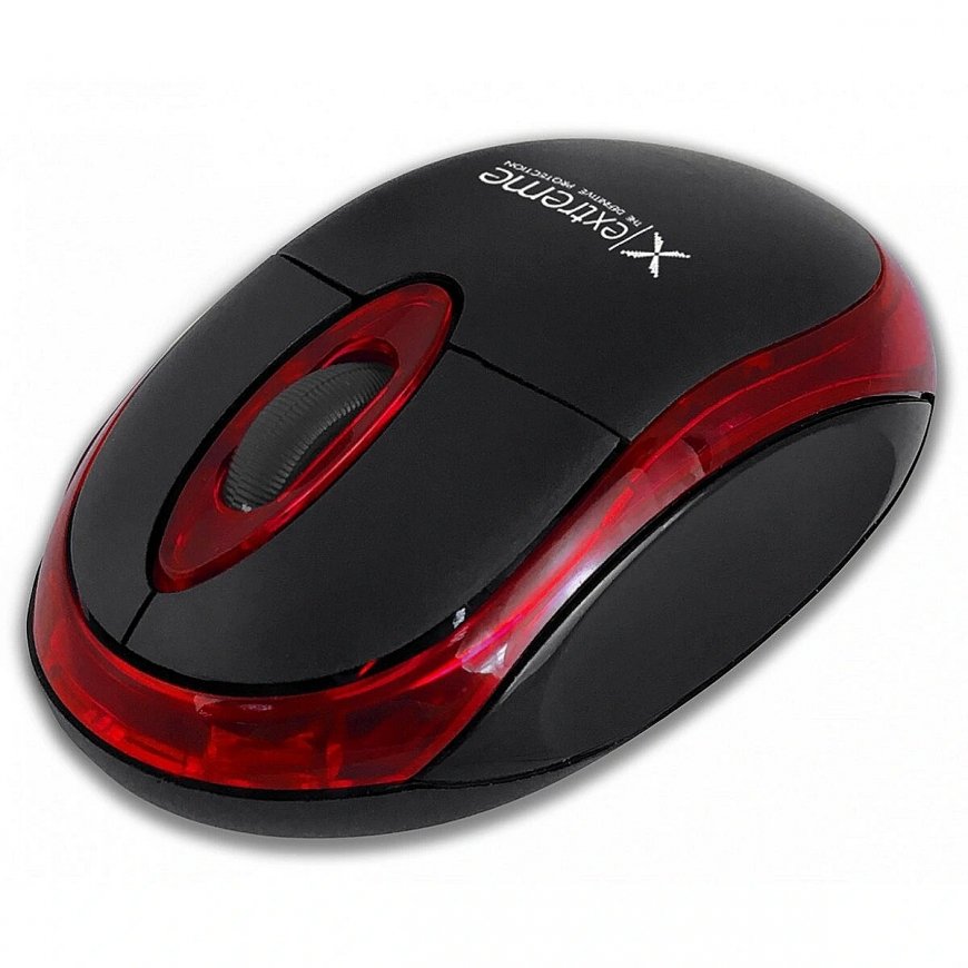 Wireless Bluetooth optical mouse 3D Cyngus red