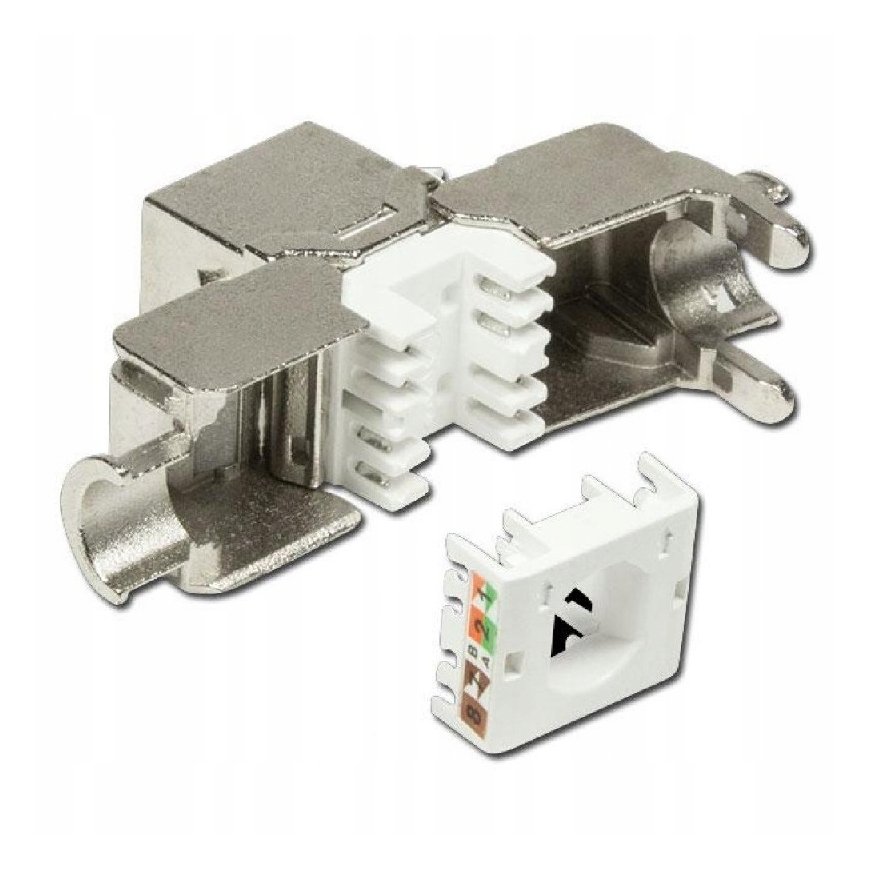 Intellinet 771702 Moduł Keystone RJ45 STP Cat6a, beznarzędziowy – 2