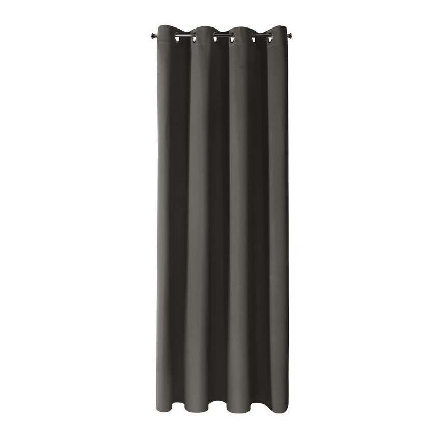 Eurofirany LOGAN blackout night curtain, 140X270 cm, loops/rings, color: graphite – 5