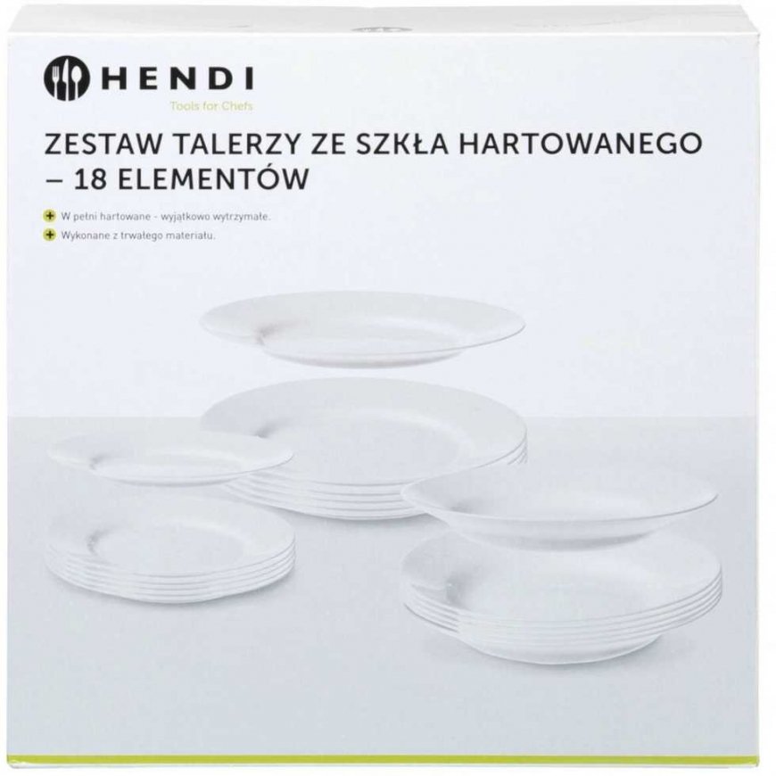 Set of tempered glass panels, 18 pcs. - Hendy 795224 – 2