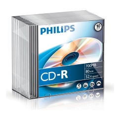 Philips CR7D5NS10/00 tühi CD CD-R 700 MB 10 tk