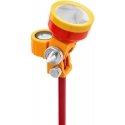 Steinberg Systems Mini prizminis geodezinis tolimačio veidrodis su stulpu ir pagrindo sidabrine danga sk. 3,6 cm 1,26 m