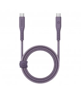 ENERGEA kabel Flow USB-C - USB-C 1.5m fioletowy|purple 240W 5A P