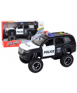 Lean Driving SUV Raptor Police Black Open Door Sound Light