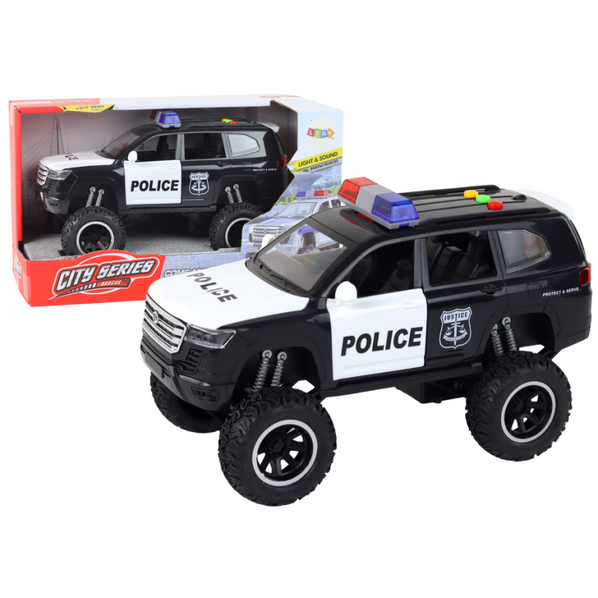 Lean Driving SUV Raptor Police Black