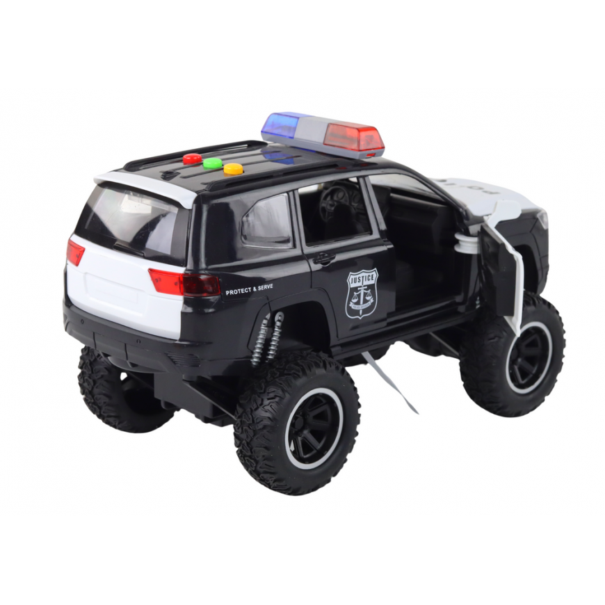 Lean Driving SUV Raptor Police Black Open Door Sound Light – 3