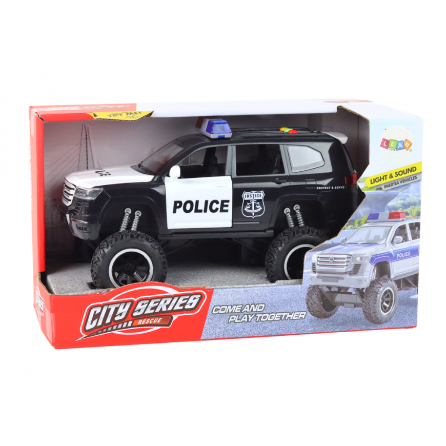 Lean Vairavimo visureigis Raptor Police juoda atidaromų durų garso lemputė – 4