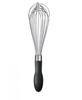 OXO 11" Balloon Whisk Венчик для взбивания Нержавеющая сталь Черный, Нержавеющая сталь