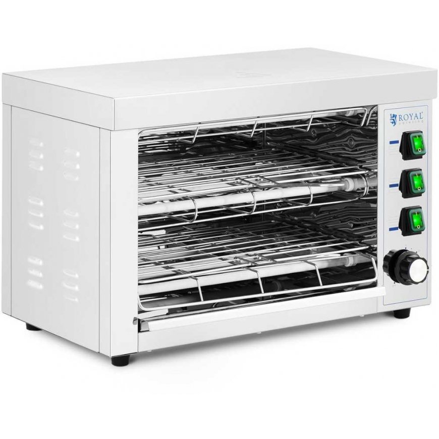 Skrudintuvas Royal Catering Keptuvas toster salamander do zapiekanek 50-300C 3250 W – 2