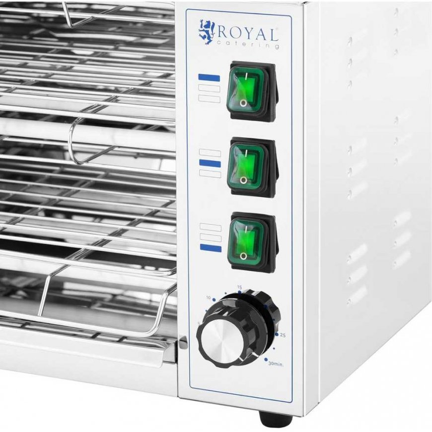 Toaster Royal Catering Toaster salamander do zapiekanek 50-300C 3250 W – 3
