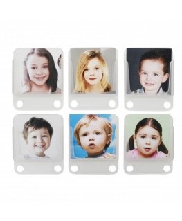 Photo frame MASTERKIDZ STEM board photo cases, 6 pcs.