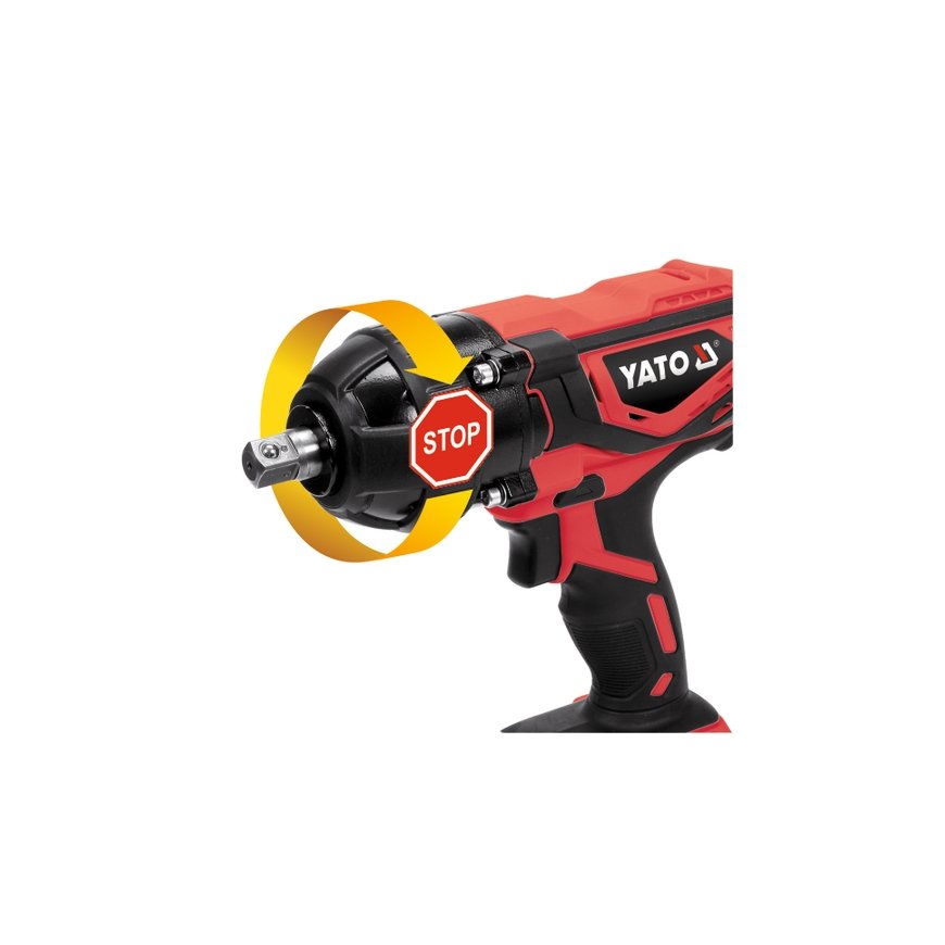 Yato YT-82804 elektriline mutrivõti 1/2" 2200 RPM 300 Nm Must, Oranž 18 V – 5