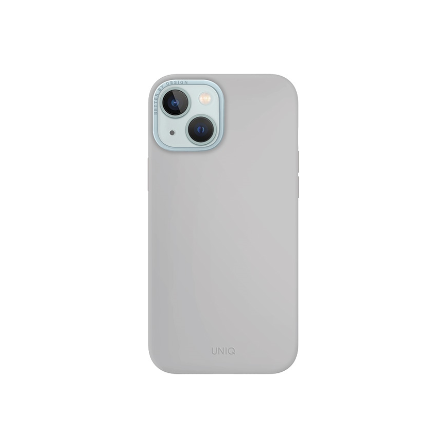 Uniq Lino Hue iPhone 15 dėklas 6.1" Magclick Įkrovimas šviesiai pilka/kreidos pilka – 2