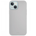 Uniq Lino Hue iPhone 15 case 6.1" Magclick Charging light grey/chalk gray