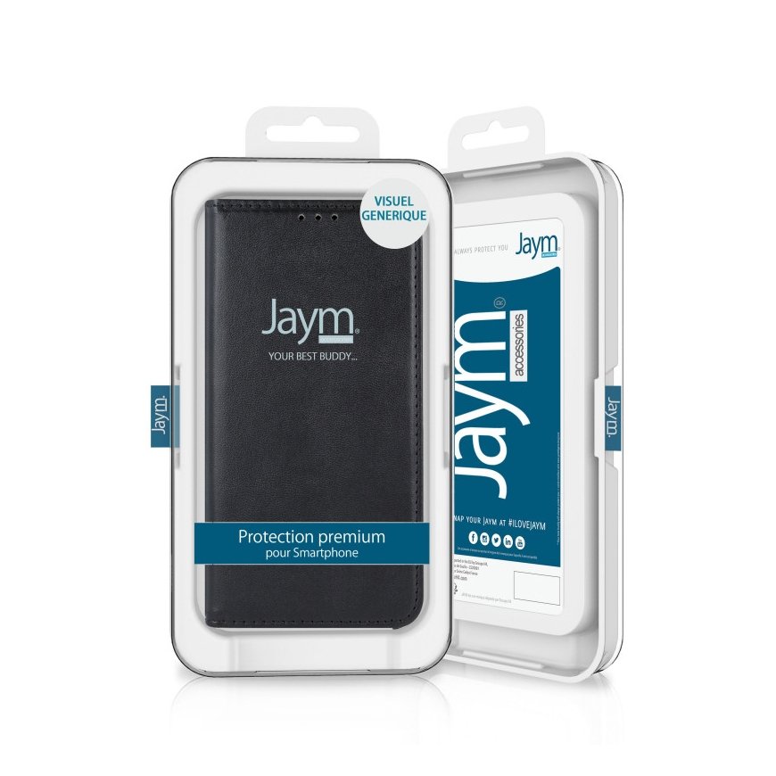 Jaym TFBKFS0318 чехол для мобильного телефона 16,3 cm (6.4") Фолио Черный