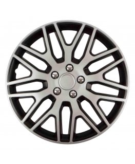 Versaco Kołpak dakar nc 17" sidabrinis&juodas ze śrubami chrom
