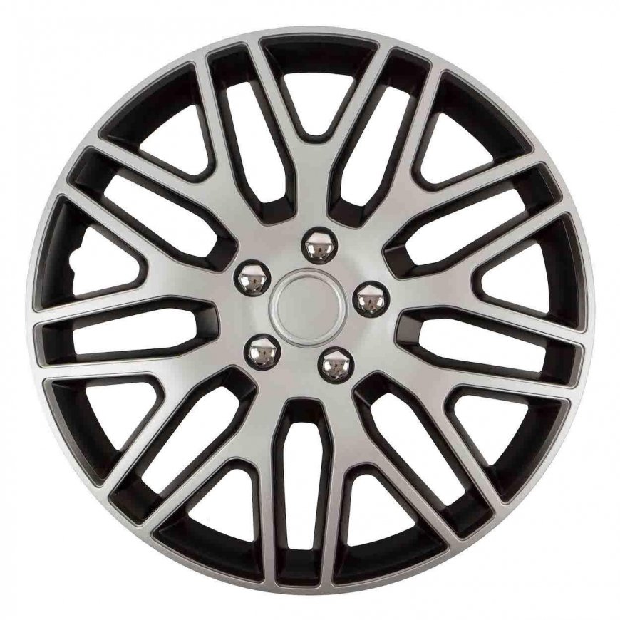 Versaco Kołpak dakar nc 17" sidabrinis&juodas ze śrubami chrom
